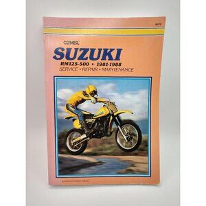 Clymer Suzuki RM125-500 1981-1988 Service Repair Maintenance Manual M379